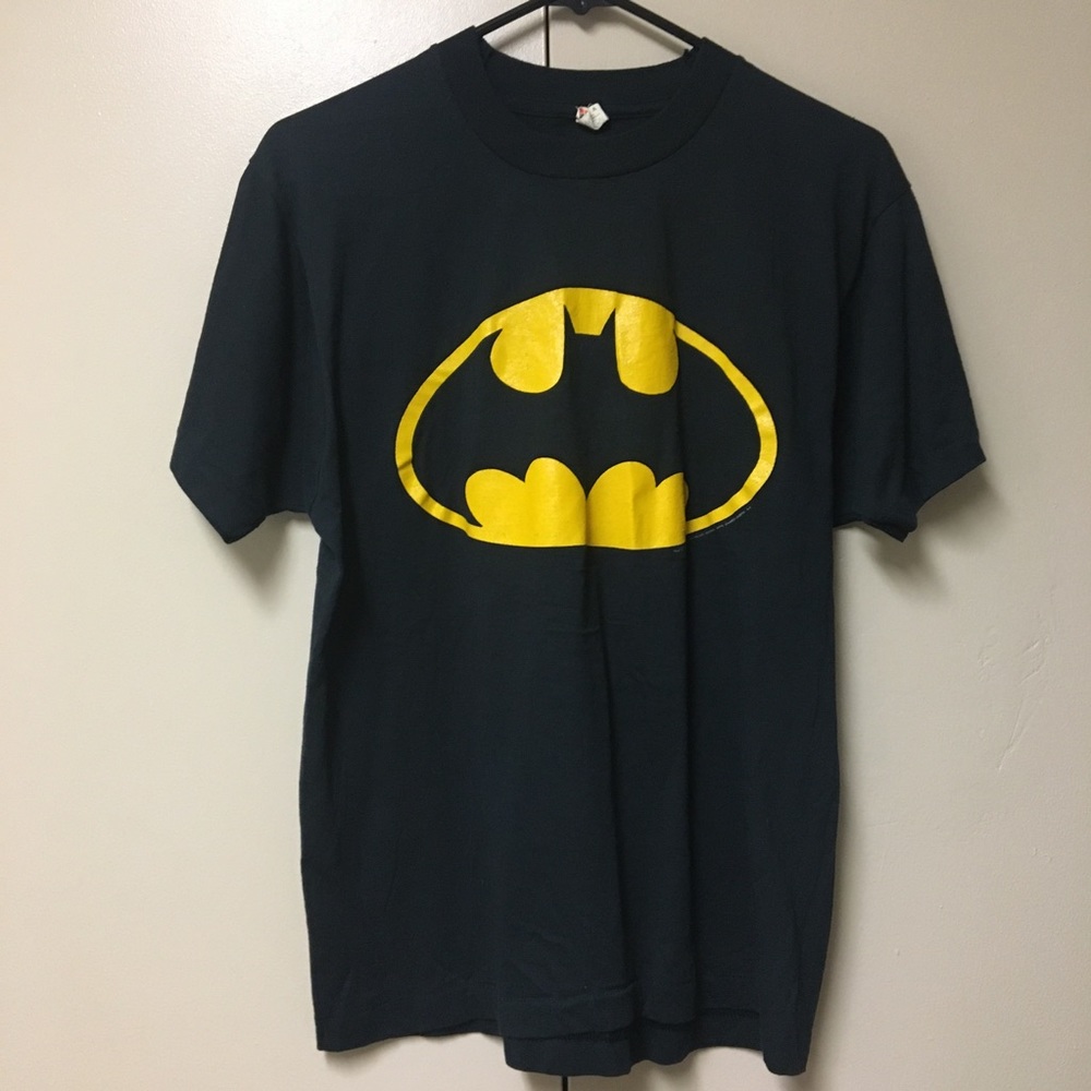 Vintage 80’s Batman Shirt size large screen stars